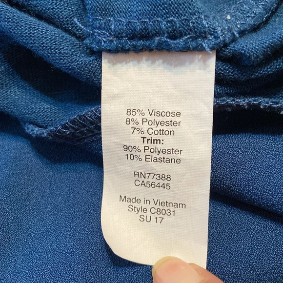 J.CREW blue top. Great shade of blue. - Picture 4 of 5